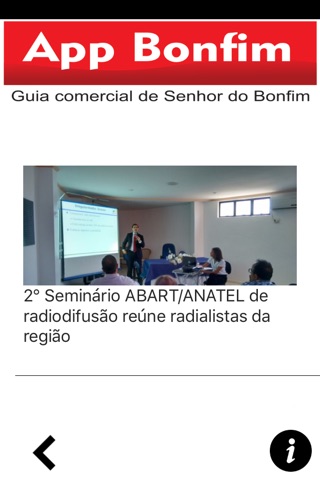 App Bonfim screenshot 2