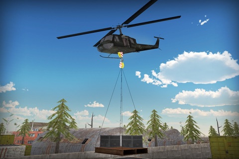Cargo Helicopter Sim 3D - Real Helicopter Cargo Transporter Game screenshot 4