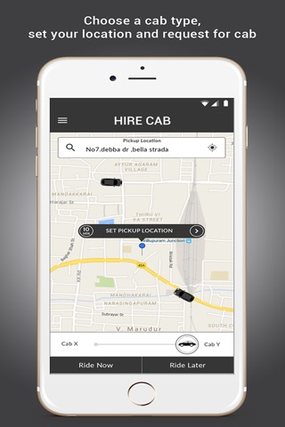 HireCab - On demand Cab screenshot 2