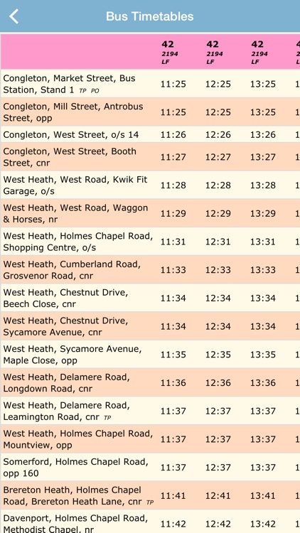 Manchester Bus Timetable