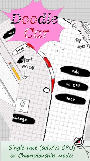 Doodle Car Racing - Zipcar Loop Drive(圖3)-速報App