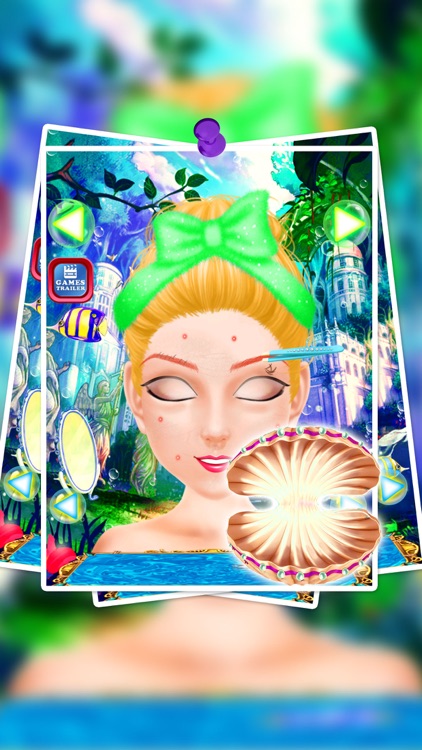 Mermaid Princess Spa & Salon - mermaid girl makeover