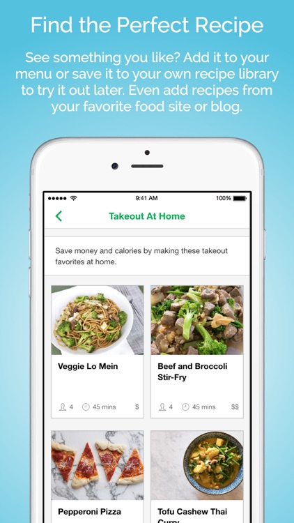 Gatheredtable - Customized weekly menus and smart grocery lists screenshot-3