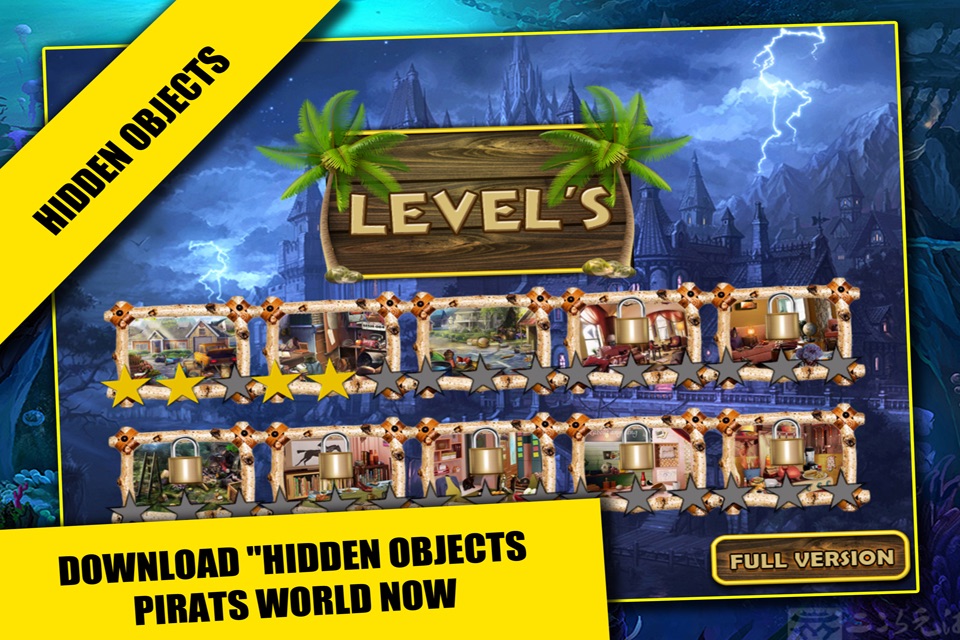 Pirates World Hidden objects adventure game : Search and Find objects screenshot 2