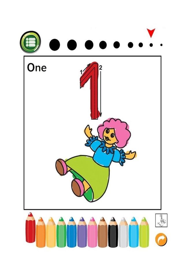 Numbers Tracer Phonics Coloring Book: Learning Basic Math Free For Toddlers And Kids! screenshot 2
