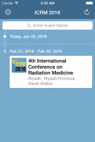 ICRM 2016 Event App screenshot 2