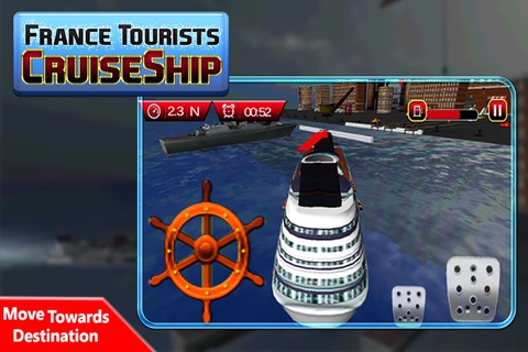 France Tourist Cruise Ship Pro screenshot 4