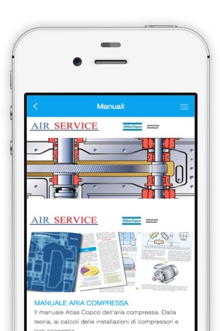 AirService Brescia Atlas Copco Authorized distributor screenshot 2