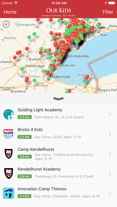 How to cancel & delete Our Kids: Find Schools & Camps from iphone & ipad 2