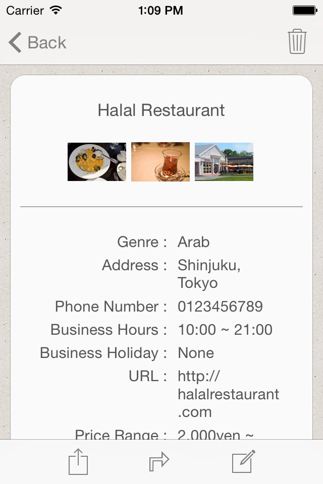 Halal information sharing MAP screenshot 2