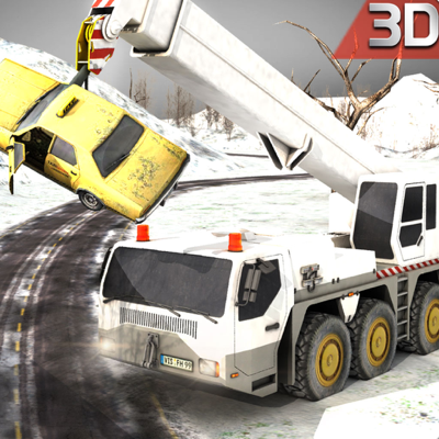 Winter Snow Euro Dump Truck Driver 3D