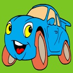 Kids Coloring Book - Cute Small Car Aichi
