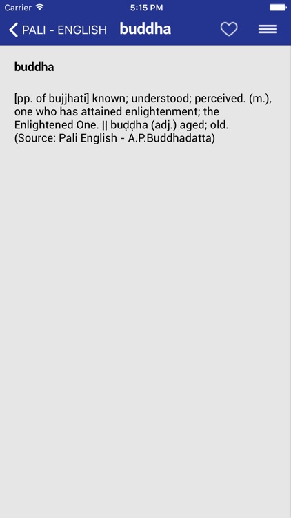 Pali-English - Pali English & English Pali dictionary