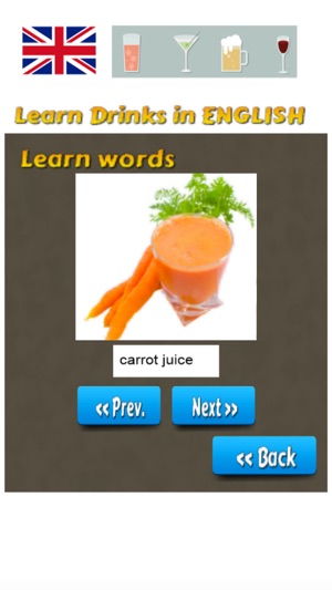 Learn Drinks in English Language(圖2)-速報App