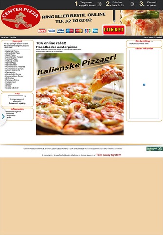 Center Pizza Kolding screenshot 2