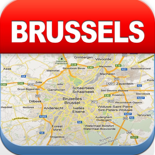Brussels Offline Map - City Metro Airport icon