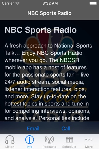 NBC Sports Radio screenshot 3