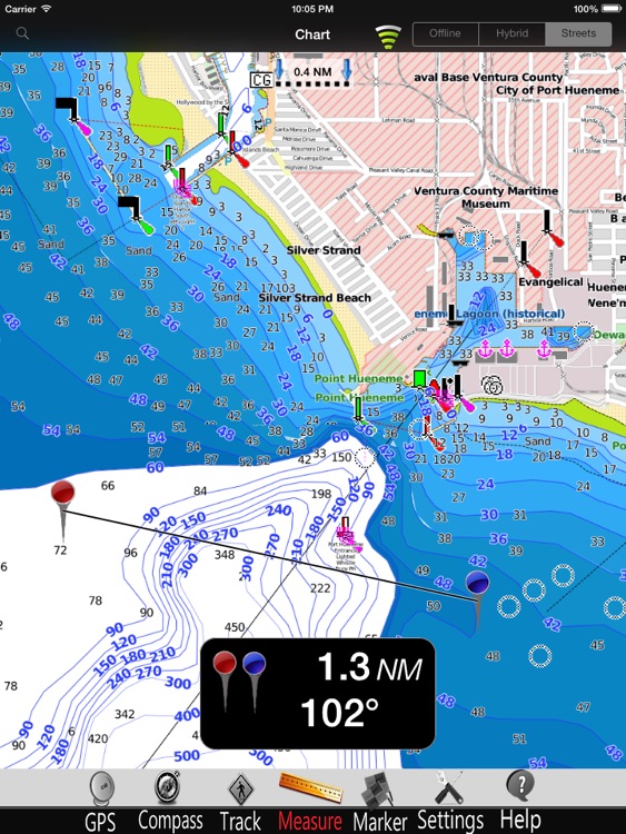 California GPS Charts pro