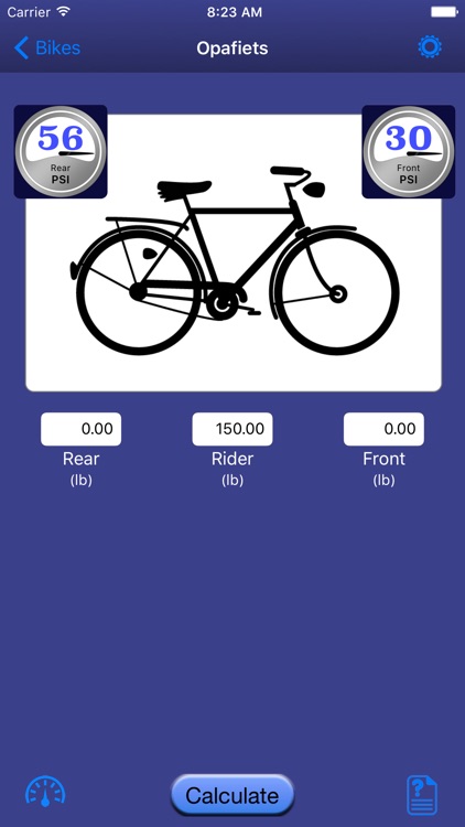 Bicycle Tire Pressure