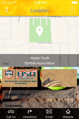 Visalia Youth Softball Association screenshot 3