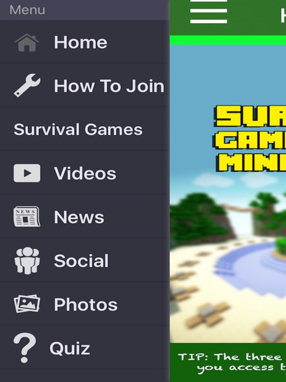 Survival Games Servers For Minecraft Pocket Edition - App 