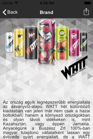 Watt's app screenshot 2