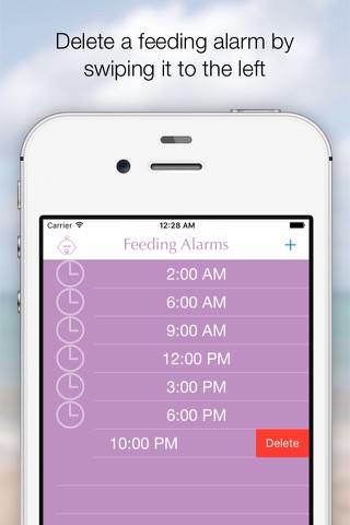 Baby Feeding Alarm - Create your baby's feeding schedule screenshot 3