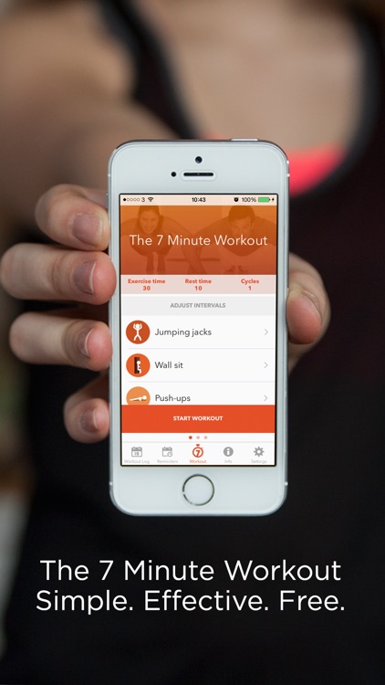 The 7 Minute Workout - Get fit quick with high intensity interval training