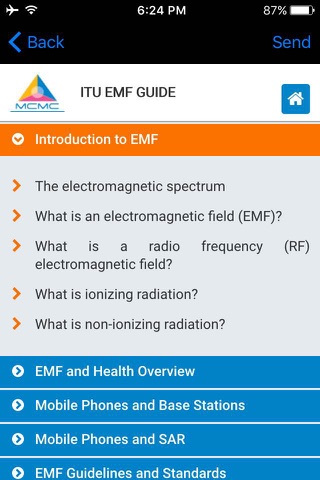 ITU EMF Guide screenshot 3
