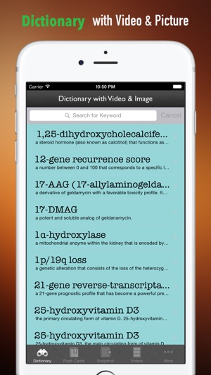 Oncology Glossary and Cheatsheet: Study Guide and Courses(圖4)-速報App