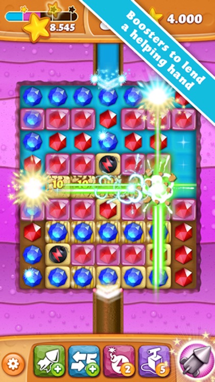 Jewel Quest Mania - 3 match additive puzzle splash crunch game screenshot-3