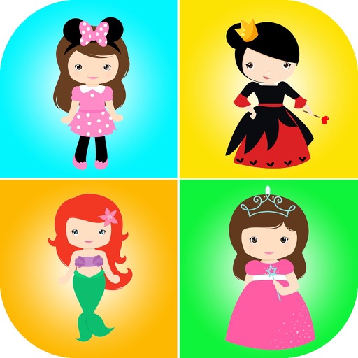 Princess Match Puzzle For Kids Icon