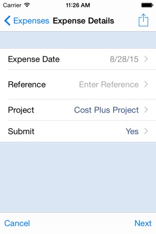 Expenses 9.07.03 screenshot 2
