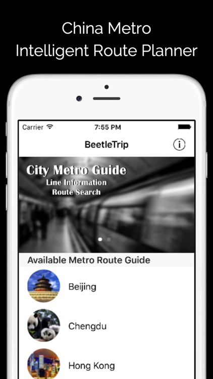 Transit Directions for China Metro Subway underground Train Transport