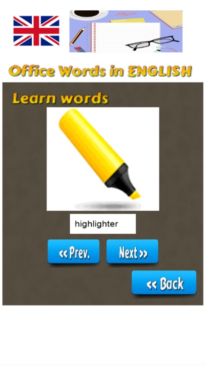 Learn Office Words in English Language screenshot-3