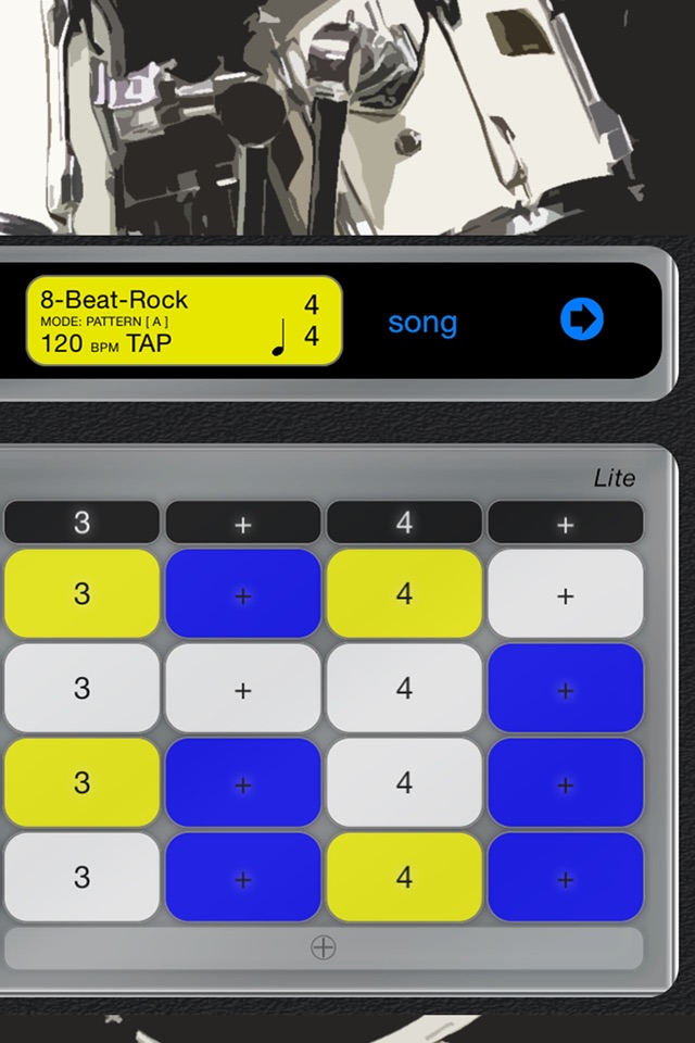 Rhythm Machine - Lite - The drum machine for practicing! screenshot 2