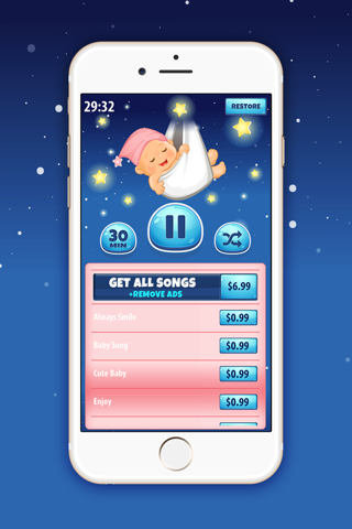 Cute Baby Lullaby Collection – Soothing Sleepy Sounds And Good Night Lullabies For Sweet Dreams screenshot 2