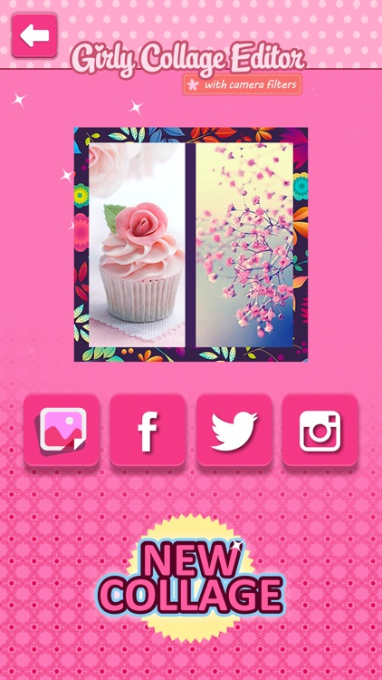 Girly Collage Photo Editor - Scrapbook Maker for Stitching Pics screenshot-3
