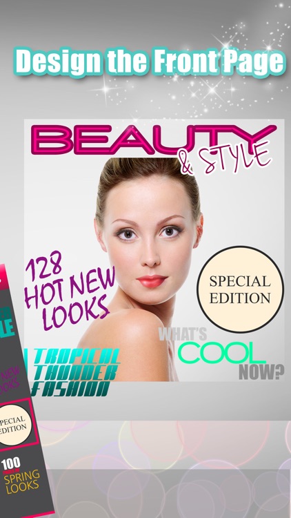 Magazine Model Cover Maker -  Add text & Design Fake Front Page with Mag Photo Editor
