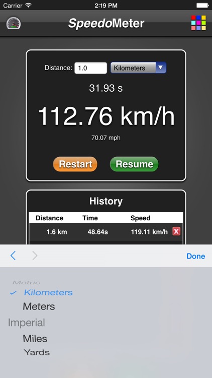 Speedometer App