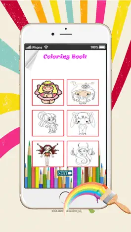 Game screenshot game snow princess coloring book apk