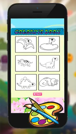 Game screenshot Dinosaur Coloring Book -  Dino Drawing For Good Kid Games hack