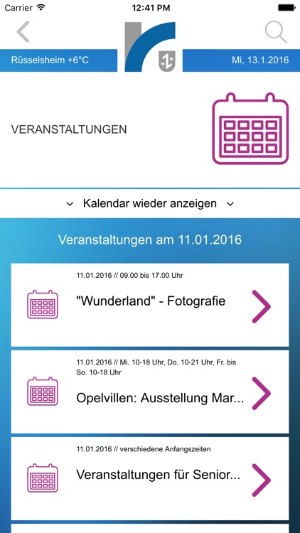 Rüsselsheim-App