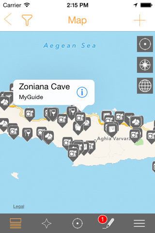 Crete Travel Guide - TOURIAS Travel Guide (free offline maps) screenshot 2