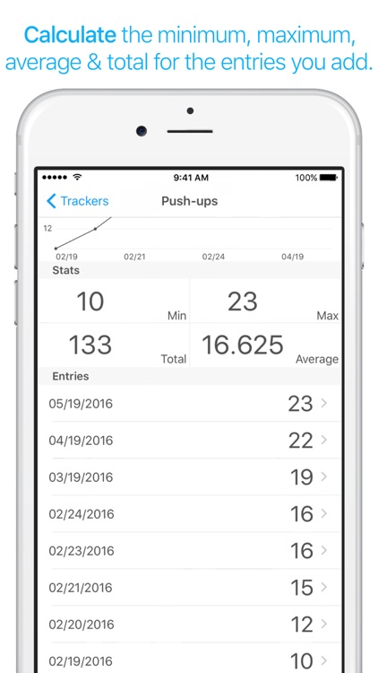 TracKit - Track weight, expenses, exercise & more screenshot-4