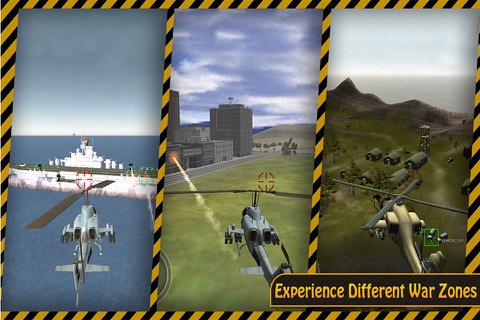 Gunship Heli Warfare Battle Game free screenshot 4