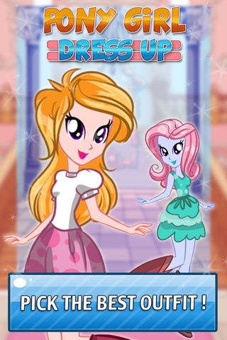 Dress Up Pony Characters Girl - Makeover equestria avatar salon cosplay girls screenshot 4