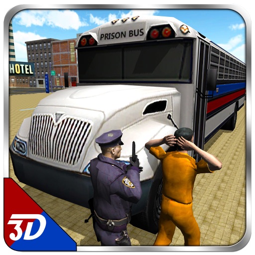 Police Prison Bus Duty – Alcatraz jail criminal transporter simulation Icon