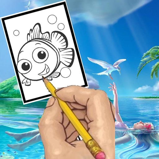 Paint Kids NEMO Coloring Version iOS App