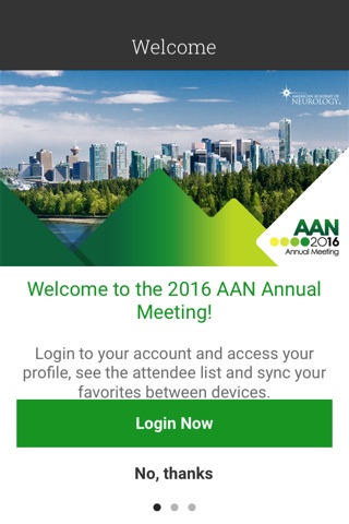 2016 AAN Annual Meeting screenshot 2